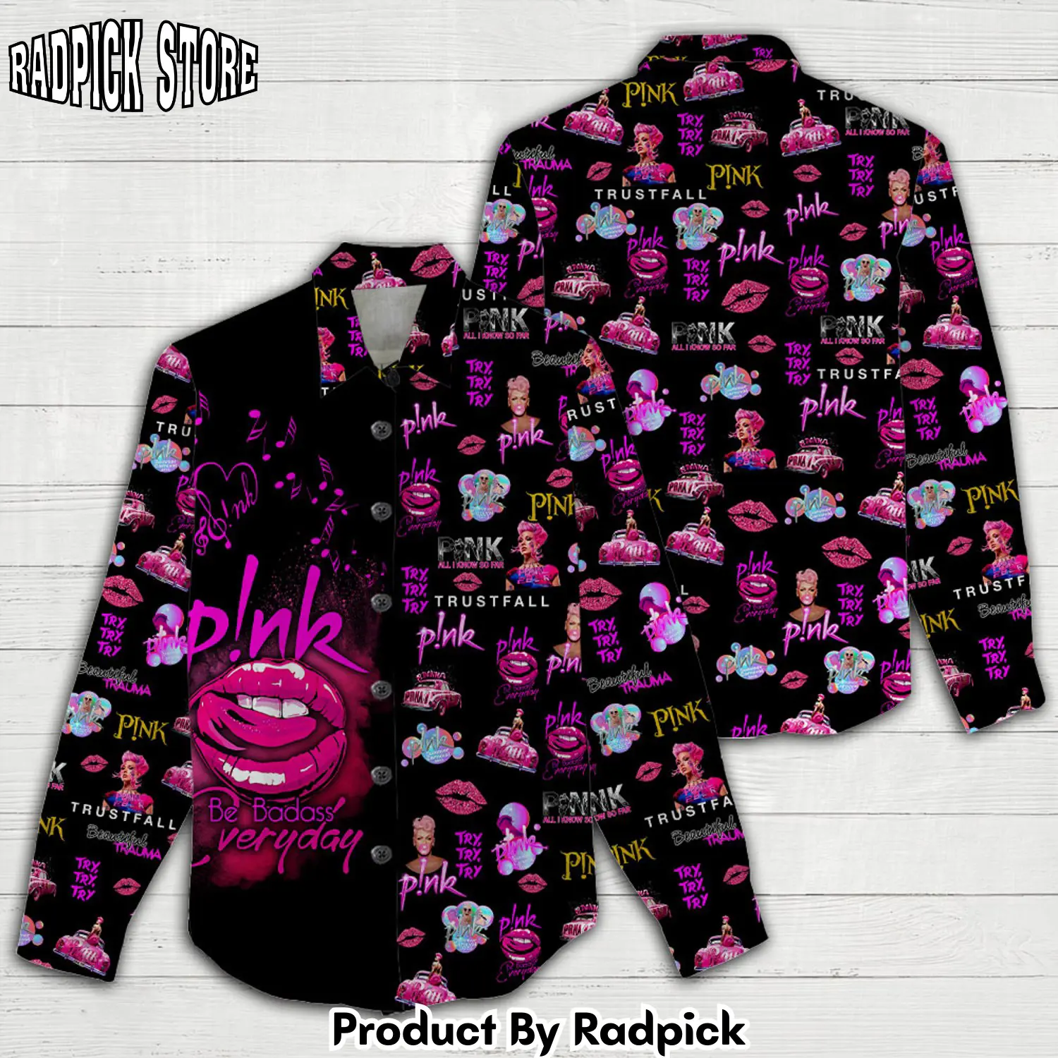 Radpick pnk 3d linen shirt rp662472